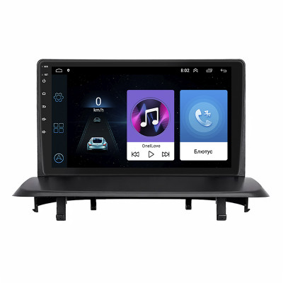 Штатная магнитола Lesko для Peugeot 3008 I ver. 2 2009-2016 экран 9" 1/16Gb Wi-Fi GPS Base