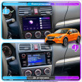 Штатная магнитола Lesko для Subaru XV I Рестайлинг 2015-2017 экран 9" 1/16Gb Wi-Fi GPS Base