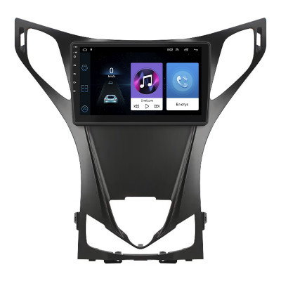 Штатная магнитола Lesko для Hyundai Azera II 2011-2014 экран 9" 1/16Gb Wi-Fi GPS Base