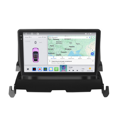 Штатная магнитола Lesko для Dodge Journey I 2007-2011 экран 9" 4/64 QLED CarPlay 4G Wi-Fi GPS 360 Prime