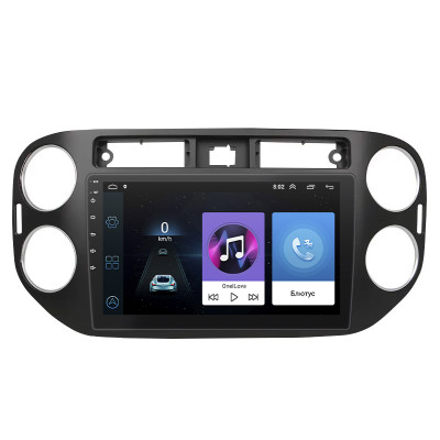 Штатная магнитола Lesko для Volkswagen Golf Plus II 2009-2014 экран 9" 1/16Gb Wi-Fi GPS Base