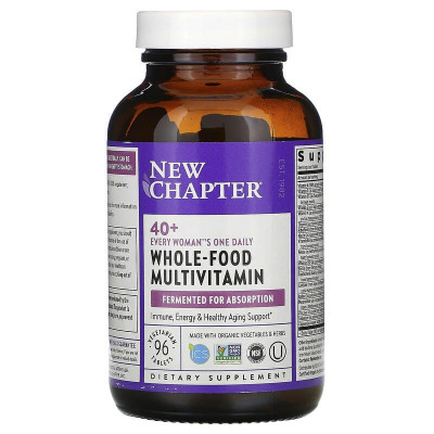 Мультивітаміни для жінок 40+, One Daily Multi, New Chapter, 1 в день, 96 таблеток