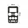 Переходная рамка Jeep Wrangler 2007-2010 (4 doors) (7882) 9"