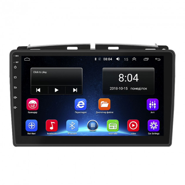 Штатная магнитола Lesko для Fiat 500 II Рестайлинг 2015-н.в. экран 9" 2/32Gb Wi-Fi GPS Base