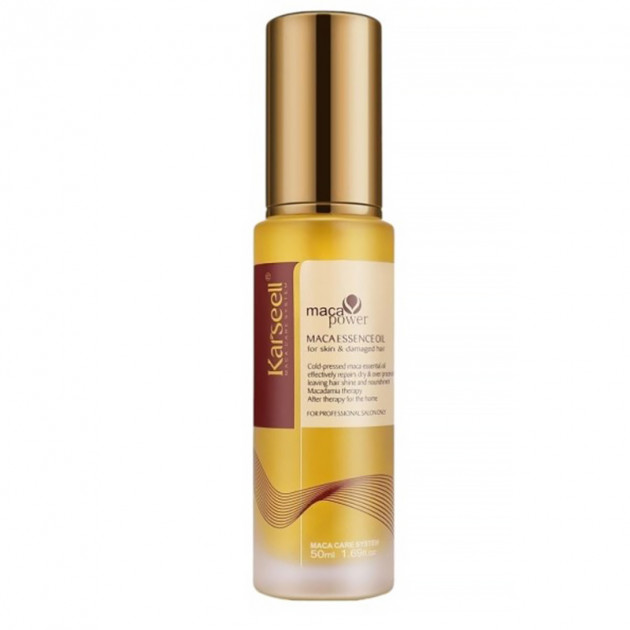 Аргановое масло Karseell Мaca Essence Oil сыворотка для восстановления поврежденных волос 50 мл