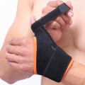 Бандаж ортез на запястье и большой палец AOLIKES A-1670 Left black + orange