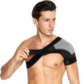 Фиксатор плечевого сустава поддержка для спины AOLIKES A-1697 Left black + gray