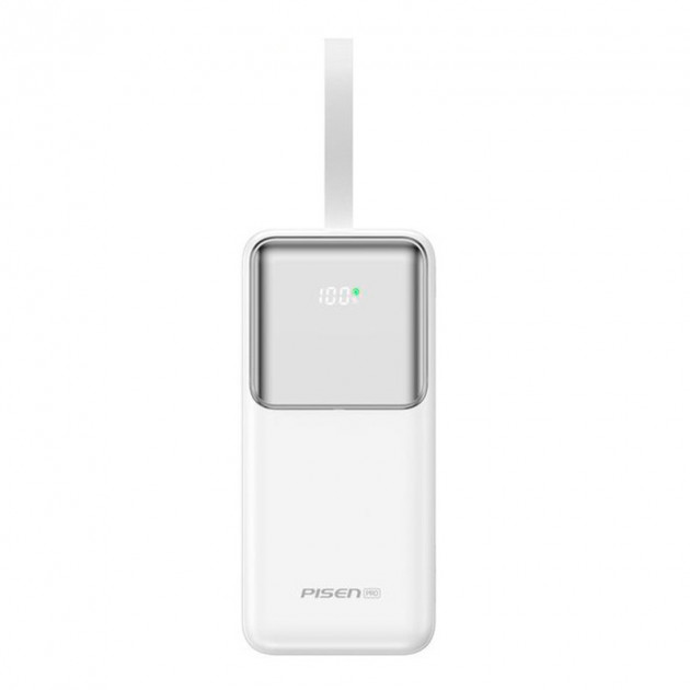 УМБ Повербанк Pisen Quick 27000 mAh 65W Smart Chip Quick Charging (TP-D126) White
