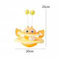 Игрушка Taotaopets 014435 для кота интелектуальная Неваляшка Yellow