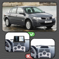 Штатная магнитола Lesko для Renault Megane II Рестайлинг 2006-2009 экран 9" 4/64Gb 4G Wi-Fi GPS Top