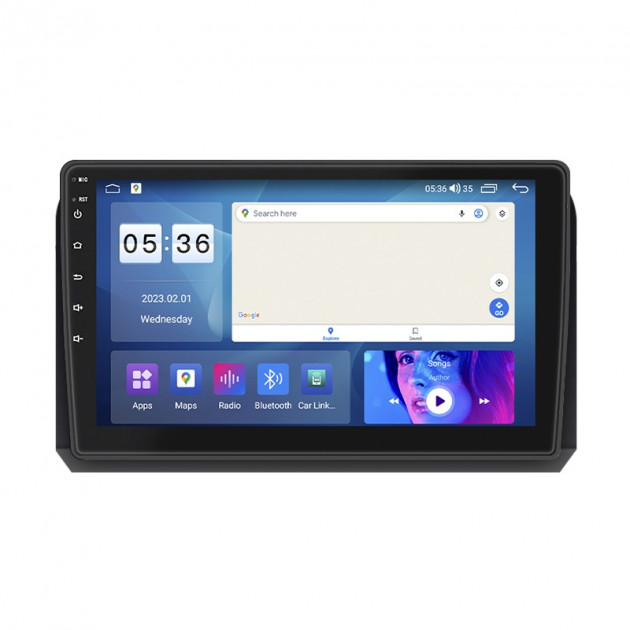 Штатная магнитола Lesko для Fiat Croma II Рестайлинг 2008-2011 экран 9" 2/32Gb CarPlay 4G Wi-Fi GPS Prime