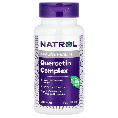 Комплекс з кверцетином, Quercetin Complex, Natrol, 50 капсул