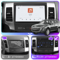 Штатная магнитола Lesko для Peugeot 4007  2007-2012 экран 9" 4/64 QLED CarPlay 4G Wi-Fi GPS 360 Prime