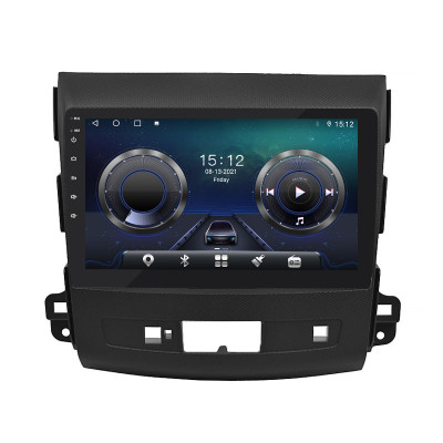 Штатная магнитола Lesko для Peugeot 4007  2007-2012 экран 9" 4/32Gb 4G Wi-Fi GPS Top
