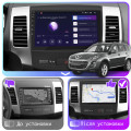 Штатная магнитола Lesko для Peugeot 4007  2007-2012 экран 9" 4/64Gb 4G Wi-Fi GPS Top