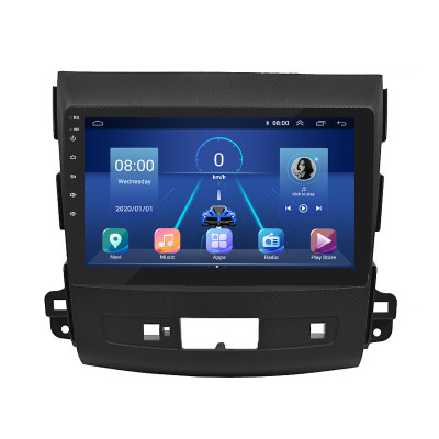 Штатная магнитола Lesko для Peugeot 4007  2007-2012 экран 9" 6/128Gb 4G Wi-Fi GPS Top