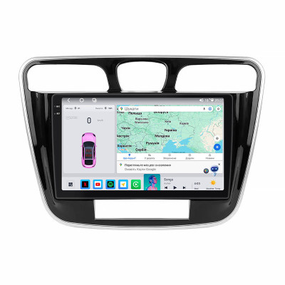 Штатная магнитола Lesko для Chrysler 200 I 2010-2014 экран 9" 4/64 QLED CarPlay 4G Wi-Fi GPS 360 Prime