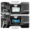 Штатная магнитола Lesko для Chrysler 200 I 2010-2014 экран 9" 4/64Gb 4G Wi-Fi GPS Top