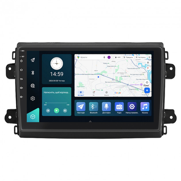 Штатная магнитола Lesko для Fiat Ducato ІII Рестайлинг 2 2021-н.в экран 9" 4/64Gb 4G Wi-Fi GPS Top