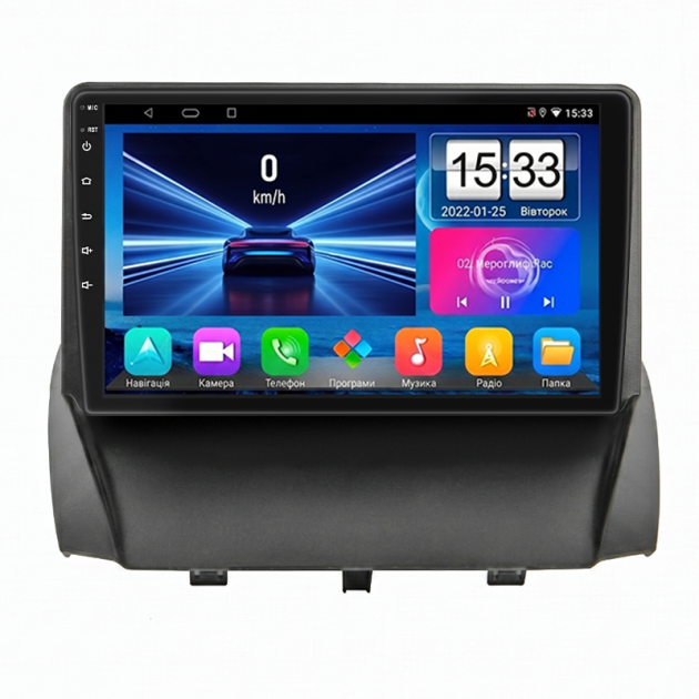 Штатная магнитола Lesko для Ford EcoSport ver. 2 2012-2017 экран 9" 1/16Gb Wi-Fi GPS Base