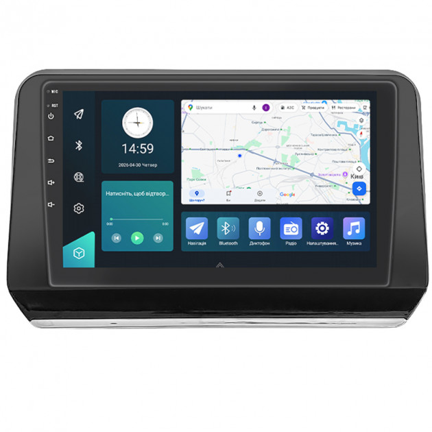 Штатная магнитола Lesko для Mitsubishi L200 VI 2023-н.в экран 9" 4/64Gb 4G Wi-Fi GPS Top