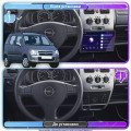 Штатная магнитола Lesko для Opel Agila A Рестайлинг 2004-2007 экран 9" 2/32Gb Wi-Fi GPS Base