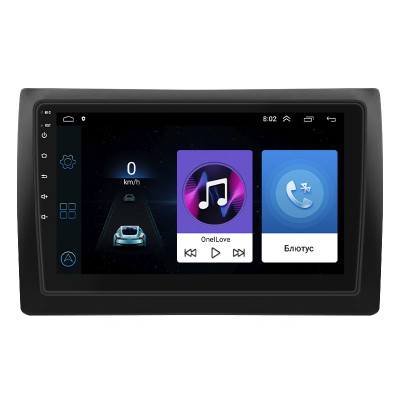 Штатная магнитола Lesko для Fiat Stilo  2001-2007 экран 9" 1/16Gb Wi-Fi GPS Base