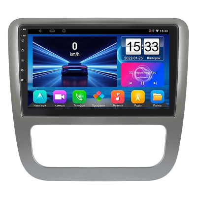 Штатная магнитола Lesko для Volkswagen Scirocco III 2008-2014 экран 9" 1/16Gb Wi-Fi GPS Base