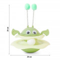 Игрушка Taotaopets 014435 для кота интелектуальная Неваляшка Green