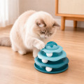 Игрушка Taotaopets 07A10001 для кота интелектуальная 3-х уровневая Башня Dark Blue