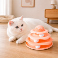 Игрушка Taotaopets 07A10001 для кота интелектуальная 3-х уровневая Башня Peach