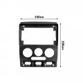 Переходная рамка Kia Rio (DC) 2002-2005 (2934) 9"
