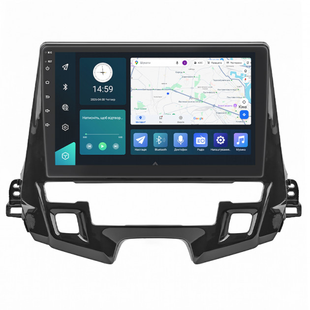 Штатная магнитола Lesko для Honda Odyssey V Рестайлинг 2017-2020 экран 10" 4/32Gb 4G Wi-Fi GPS Top
