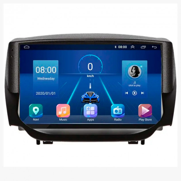 Штатная магнитола Lesko для Ford EcoSport I 2014-2018 экран 9" 6/128Gb 4G Wi-Fi GPS Top
