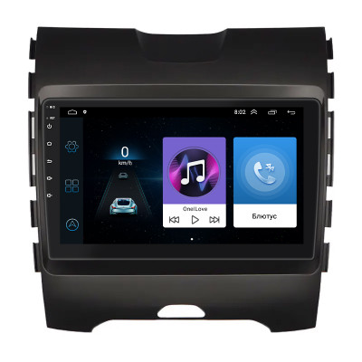 Штатная магнитола Lesko для Ford Edge II 2015-2018 экран 9" 1/16Gb Wi-Fi GPS Base