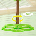 Игрушка для попугаев N365001 Вертушка для птиц ветряк колесо Green