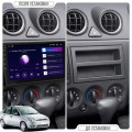 Штатная магнитола Lesko для Ford Fiesta  2001-2005 экран 9" 2/32Gb CarPlay 4G Wi-Fi GPS Prime