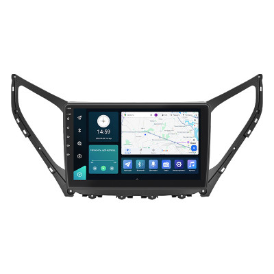 Штатная магнитола Lesko для Hyundai Grandeur V ver. 2 2014-2016 экран 9" 2/32Gb 4G Wi-Fi GPS Top