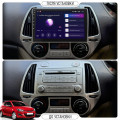 Штатная магнитола Lesko для Hyundai i20 I Auto A/C 2008-2012 экран 9" 1/16Gb Wi-Fi GPS Base