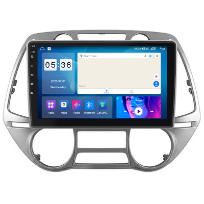 Штатная магнитола Lesko для Hyundai i20 I Auto A/C 2008-2012 экран 9" 4/64Gb CarPlay 4G Wi-Fi GPS Prime