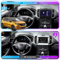 Штатная магнитола Lesko для Ford Edge II 2015-2018 экран 9" 4/64Gb 4G Wi-Fi GPS Top