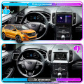 Штатная магнитола Lesko для Ford Edge II 2015-2018 экран 9" 6/128Gb 4G Wi-Fi GPS Top