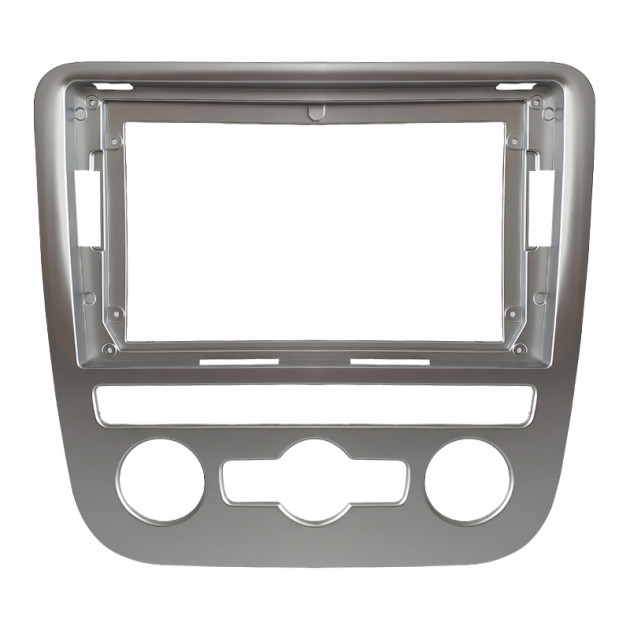 Переходная рамка Volkswagen Scirocco 2009-2014 Auto AC (7560) 9" Silver