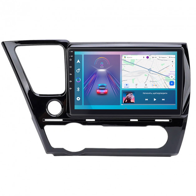 Штатная магнитола Lesko для Honda Civic IX Рестайлинг ver. 2 2013-2017 экран 9" 2/32Gb CarPlay 4G Wi-Fi GPS Prime