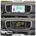 Штатная магнитола Lesko для Kia Sportage V 2021- н.в экран 10" 4/64 QLED CarPlay 4G Wi-Fi GPS 360 Prime
