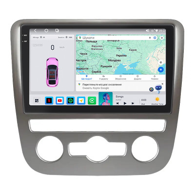 Штатная магнитола Lesko для Volkswagen Scirocco R I Auto A/C 2009-2014 экран 9" 4/64Gb CarPlay 4G Wi-Fi GPS Prime