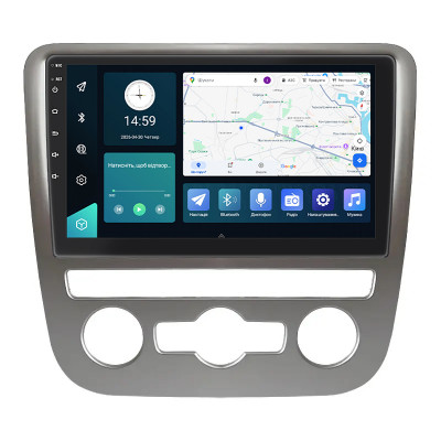 Штатная магнитола Lesko для Volkswagen Scirocco R I Auto A/C 2009-2014 экран 9" 6/128Gb 4G Wi-Fi GPS Top