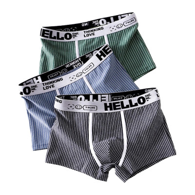 Набор мужских трусов боксеров PC3221 Gray/Green/Blue из 3 шт  L