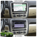 Штатная магнитола Lesko для Volkswagen Scirocco III Auto A/C 2008-2014 экран 9" 4/32Gb 4G Wi-Fi GPS Top
