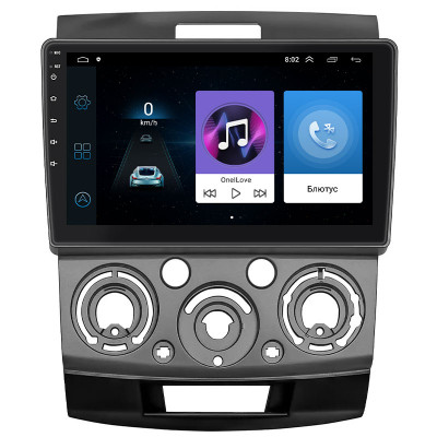 Штатная магнитола Lesko для Ford Everest II 2006-2009 экран 9" 1/16Gb Wi-Fi GPS Base